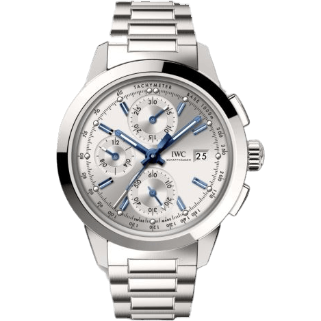 IWC Ingenieur Chronograph Custom Stainless Steel / Silver-Blue / Bracelet IW3808-AS