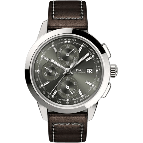 IWC Ingenieur Chronograph Custom Stainless Steel / Green-Rhodium / Calf IW3808-BO