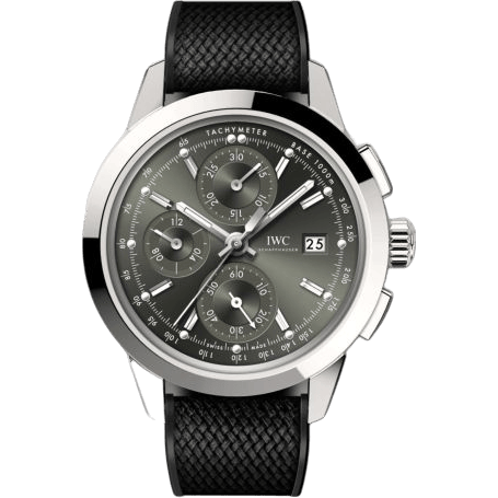 IWC Ingenieur Chronograph Custom Stainless Steel / Green-Rhodium / Rubber IW3808-BQ