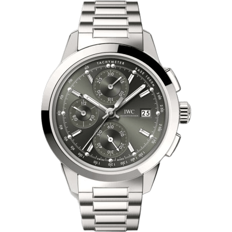 IWC Ingenieur Chronograph Custom Stainless Steel / Green-Rhodium / Bracelet IW3808-BR