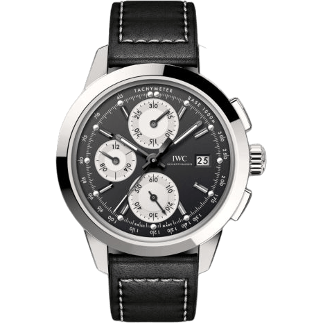 IWC Ingenieur Chronograph Custom Stainless Steel / Black-Silver-Black / Calf IW3808-BT