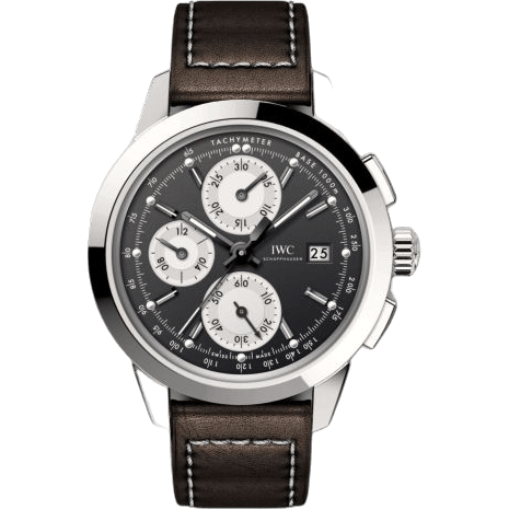 IWC Ingenieur Chronograph Custom Stainless Steel / Black-Silver-Black / Calf IW3808-BU