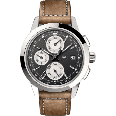 IWC Ingenieur Chronograph Custom Stainless Steel / Black-Silver-Black / Calf IW3808-BV