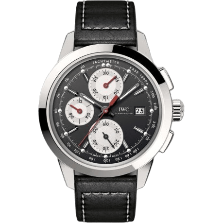 IWC Ingenieur Chronograph Custom Stainless Steel / Black-Silver-Red / Calf IW3808-BY