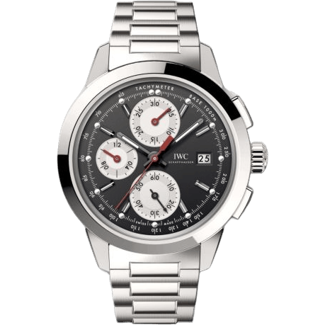 IWC Ingenieur Chronograph Custom Stainless Steel / Black-Silver-Red / Rubber IW3808-CC