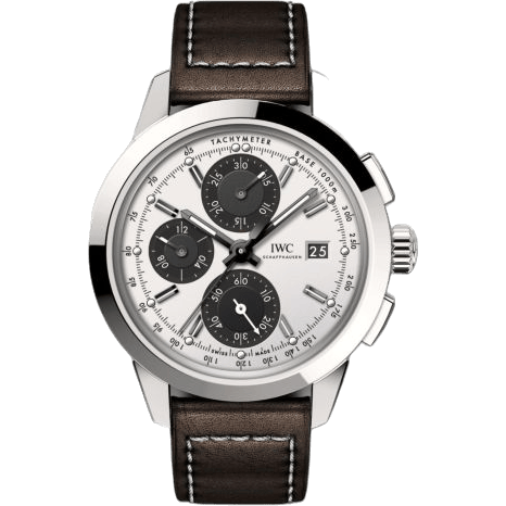 IWC Ingenieur Chronograph Custom Stainless Steel / Silver-Black-Black / Calf IW3808-CE
