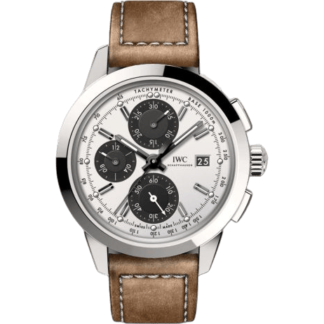 IWC Ingenieur Chronograph Custom Stainless Steel / Silver-Black-Black / Calf IW3808-CF