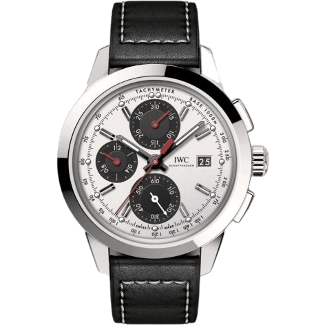 IWC Ingenieur Chronograph Custom Stainless Steel / Silver-Black-Red / Calf IW3808-CK