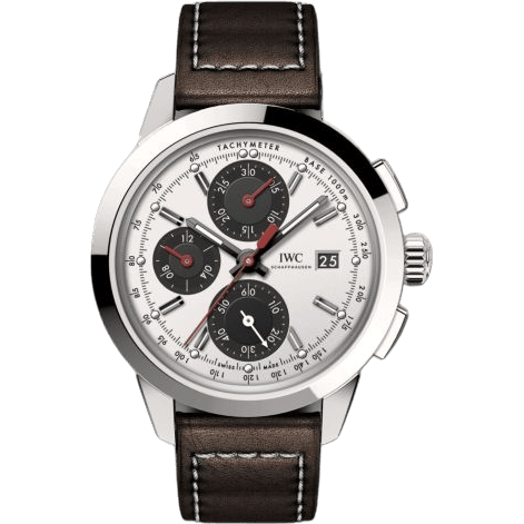 IWC Ingenieur Chronograph Custom Stainless Steel / Silver-Black-Red / Calf IW3808-CL