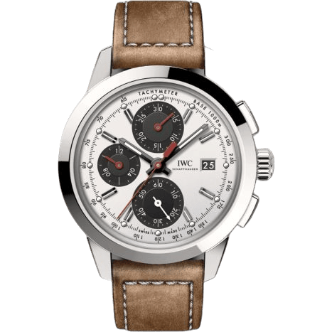 IWC Ingenieur Chronograph Custom Stainless Steel / Silver-Black-Red / Calf IW3808-CM