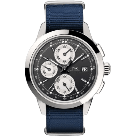 IWC Ingenieur Chronograph Custom Stainless Steel / Black-Silver-Black / NATO IW3808-DH