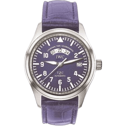 Pilot's Watch UTC Platinum / Blue / Strap