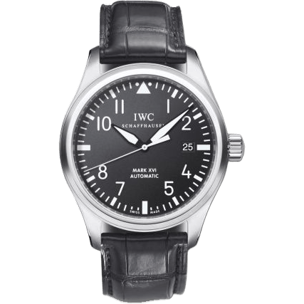 IWC Pilot's Watch Mark XVI Stainless Steel / Black / Strap IW3255-01