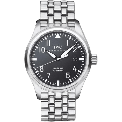 IWC Pilot's Watch Mark XVI Stainless Steel / Black / Bracelet IW3255-04