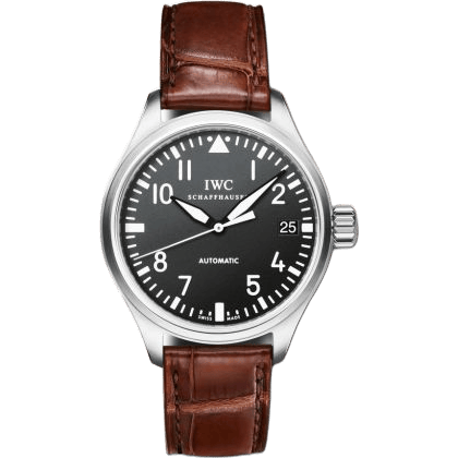 IWC Pilot's Watch Midsize / Brown Alligator IW3256-04