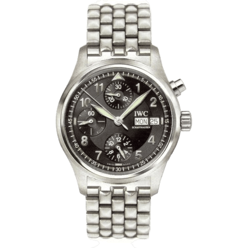 Pilot's Watch Spitfire Chronograph Stainless Steel / Black / Italian / Bracelet