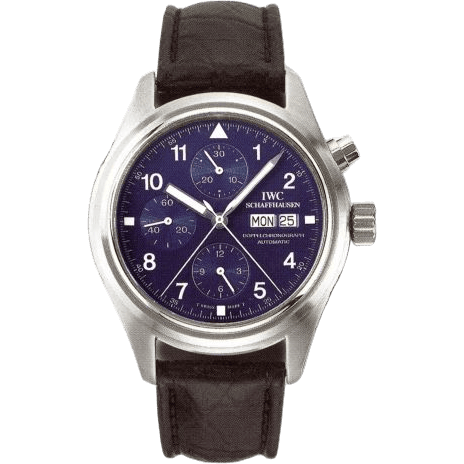 Pilot's Watch Doppelchronograph Platinum / Blue / Spanish