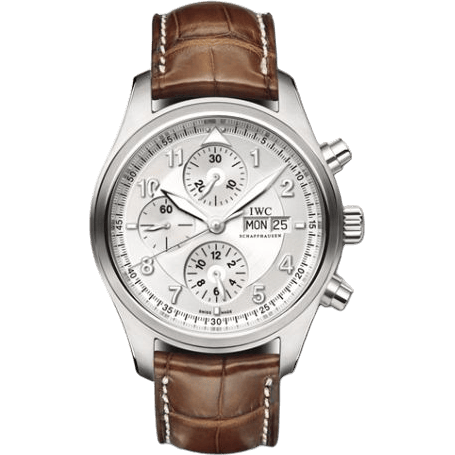 IWC Pilot's Watch Spitfire Chronograph Stainless Steel / Silver / Strap IW3717-02