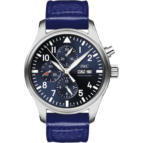 IWC Pilot's Watch Chronograph Stainless Steel / Le Petit Prince / Santoni IW3777-22