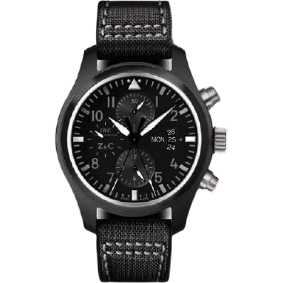IWC Pilot's Watch Double Chronograph Top Gun Zegg & Cerlati IW3799-03