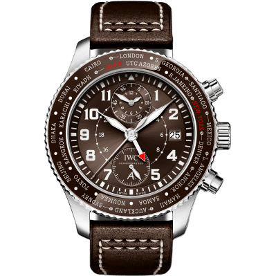 IWC Pilot’s Watch Timezoner Chronograph 80 Years Flight to New York IW3950-03