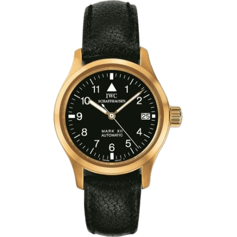 Lady Pilot's Watch Mark XII Yellow Gold / Black / Strap