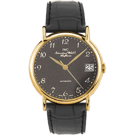 IWC Portofino Automatic Yellow Gold / Black - Breguet / Strap IW3513-04