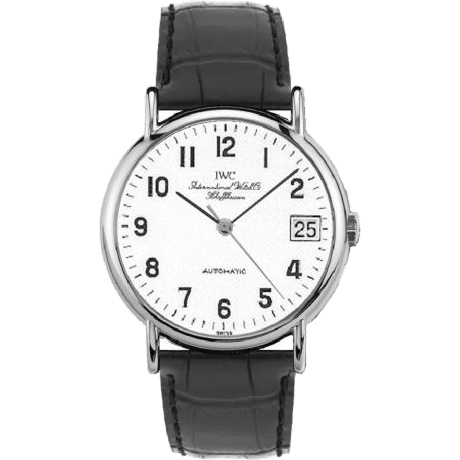 Portofino Automatic Stainless Steel / White - Railroad / Strap