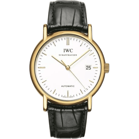 IWC Portofino Automatic / Yellow Gold / White / Strap IW3533-07