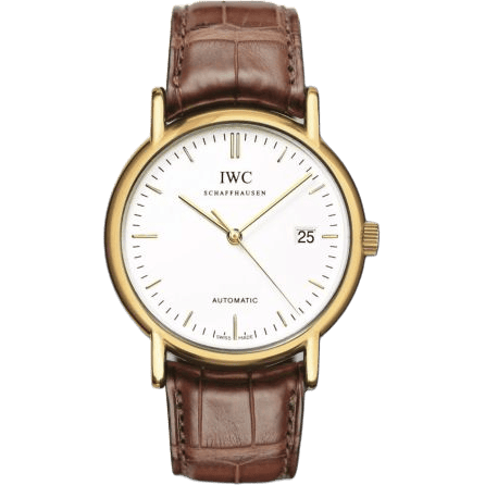 IWC Portofino Automatic / Yellow Gold / White / Strap IW3533-14