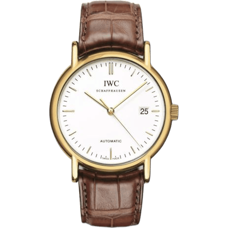 IWC Portofino Automatic / Yellow Gold / White / Strap IW3533-17