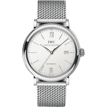 IWC Portofino Automatic Stainless Steel / Silver / Milanese IW3565-05