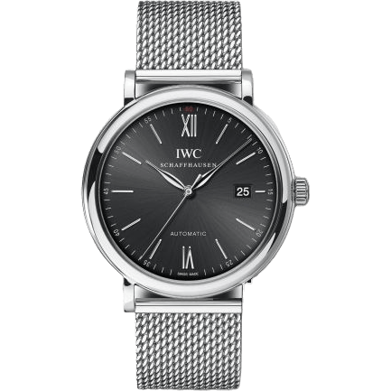 Portofino Automatic Stainless Steel / Black / Milanese