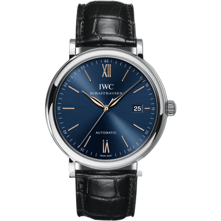 IWC Portofino Automatic Stainless Steel / Blue / Alligator IW3565-23
