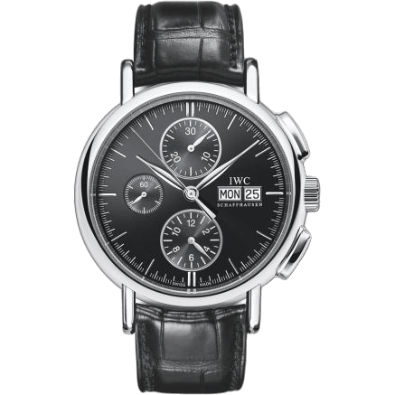 IWC Portofino Chronograph Stainless Steel / Black IW3783-03