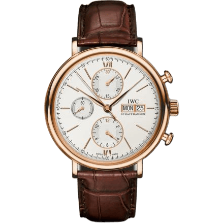 IWC Portofino Chronograph Red Gold / Silver IW3910-20