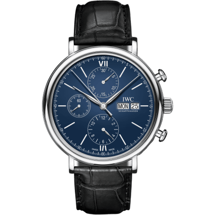 IWC Portofino Chronograph 150 Years Stainless Steel / Blue IW3910-23