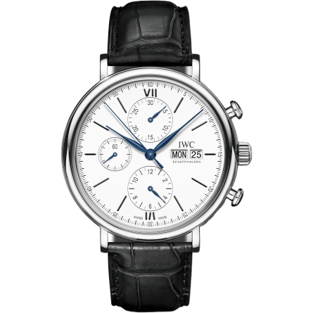 IWC Portofino Chronograph 150 Years Stainless Steel / White IW3910-24