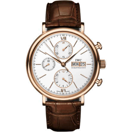 IWC Portofino Chronograph Red Gold / Silver IW3910-25