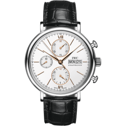 IWC Portofino Chronograph Stainless Steel / Silver IW3910-31