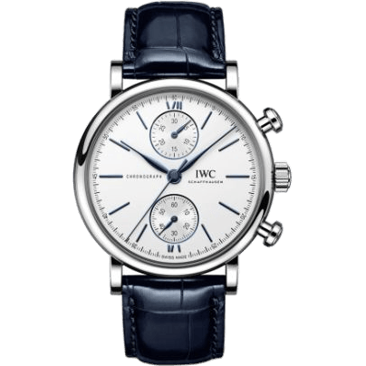 Portofino Chronograph 39 Stainless Steel / Silver - Blue
