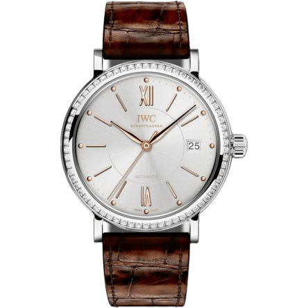 Portofino Automatic 37 Stainless Steel / Diamond / Silver