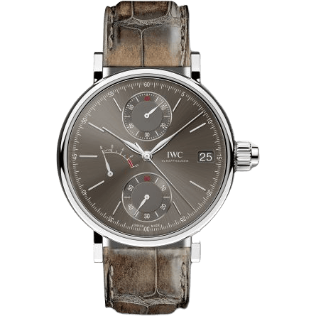 IWC Portofino Hand-Wound Monopusher White Gold / Slate IW5151-03