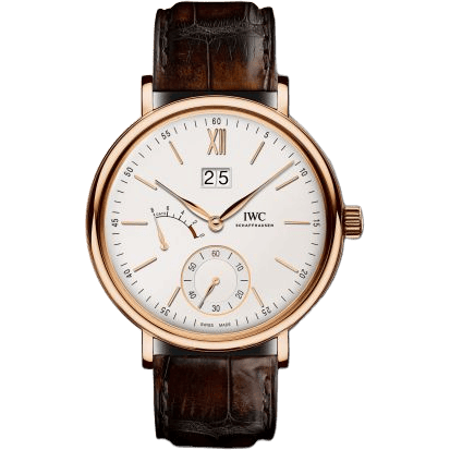 Portofino Hand-Wound Big Date Red Gold