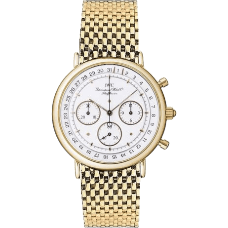 IWC Portofino Chronograph MecaQuartz Yellow Gold / White / Bracelet IW9531-01