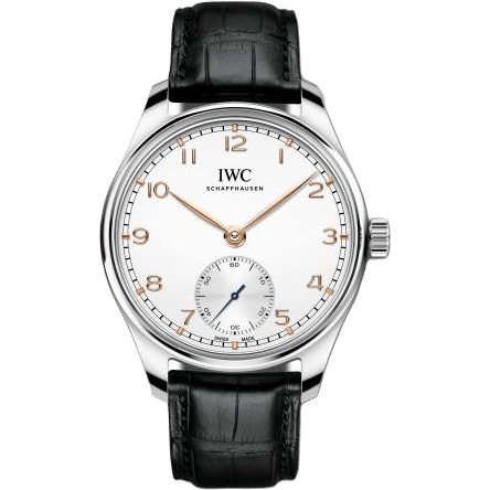 Portugieser Automatic 40 Stainless Steel / Silver / Alligator
