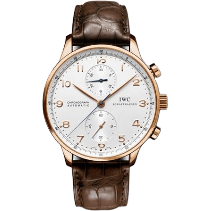 IWC Portuguese Chrono-Automatic Rose Gold / Silver IW3714-02