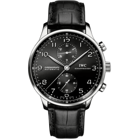 IWC Portuguese Chrono-Automatic White Gold / Black IW3714-13