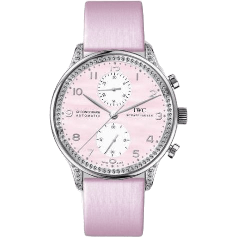 IWC Portuguese Chrono-Automatic White Gold / Pink MOP / Diamond IW3714-21