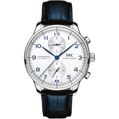 IWC Portuguese Chrono-Automatic Stainless Steel / Silver IW3714-46